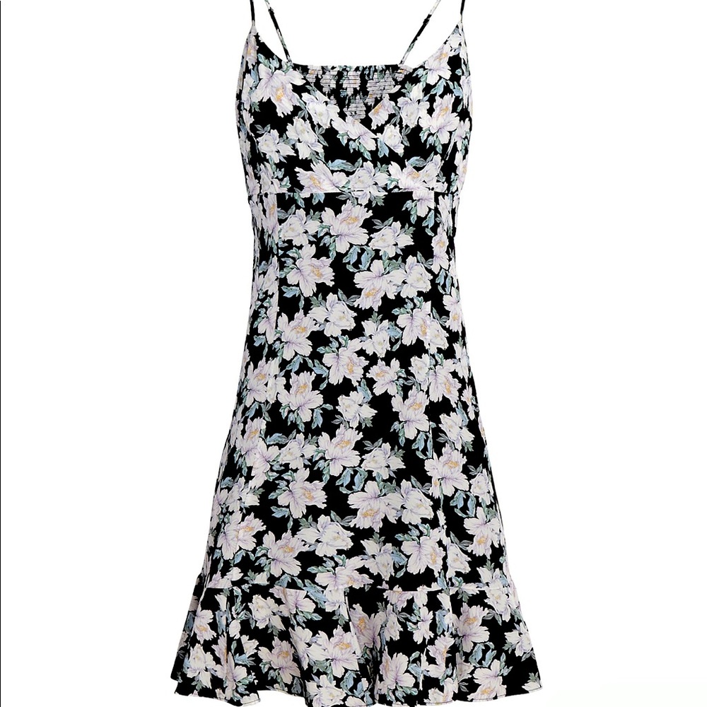 Monique Printed Silk Mini Dress